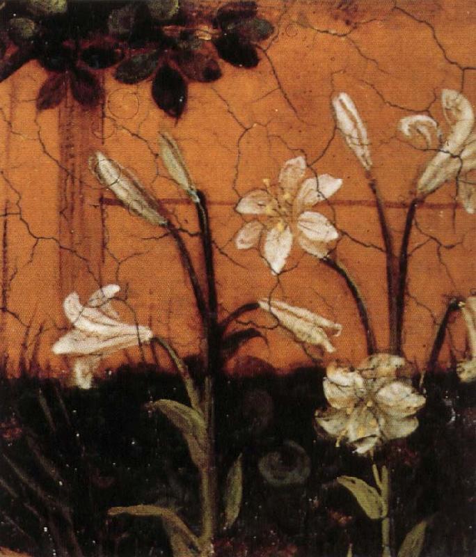 Upper Rhenish Master Details of The Little Garden of Paradise oil painting image